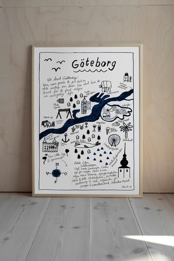 Göteborg αφίσα - 50x70 cm - Fine Little Day
