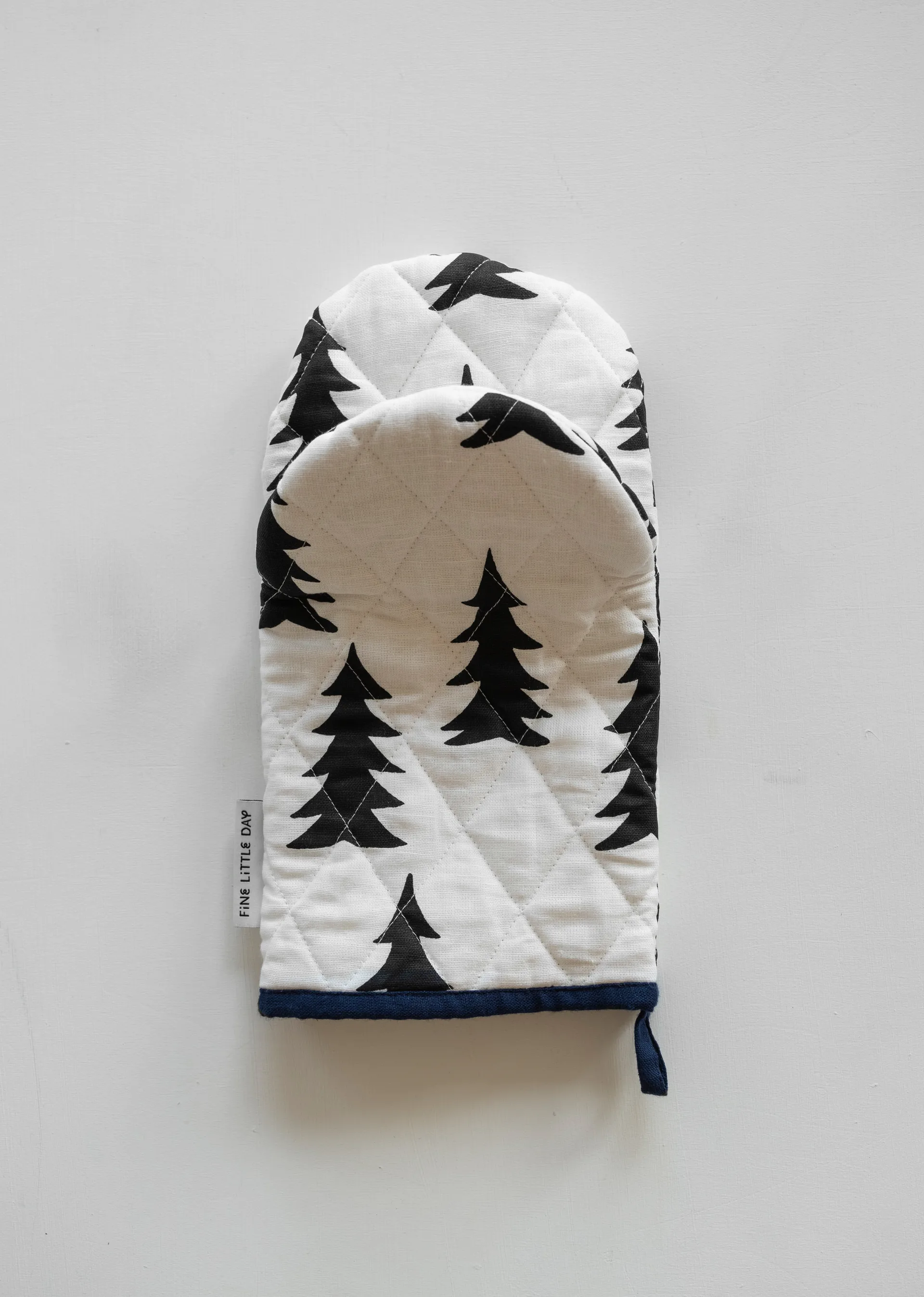 Gran γάντι φούρνου, Λευκό-μαύρο Fine Little Day