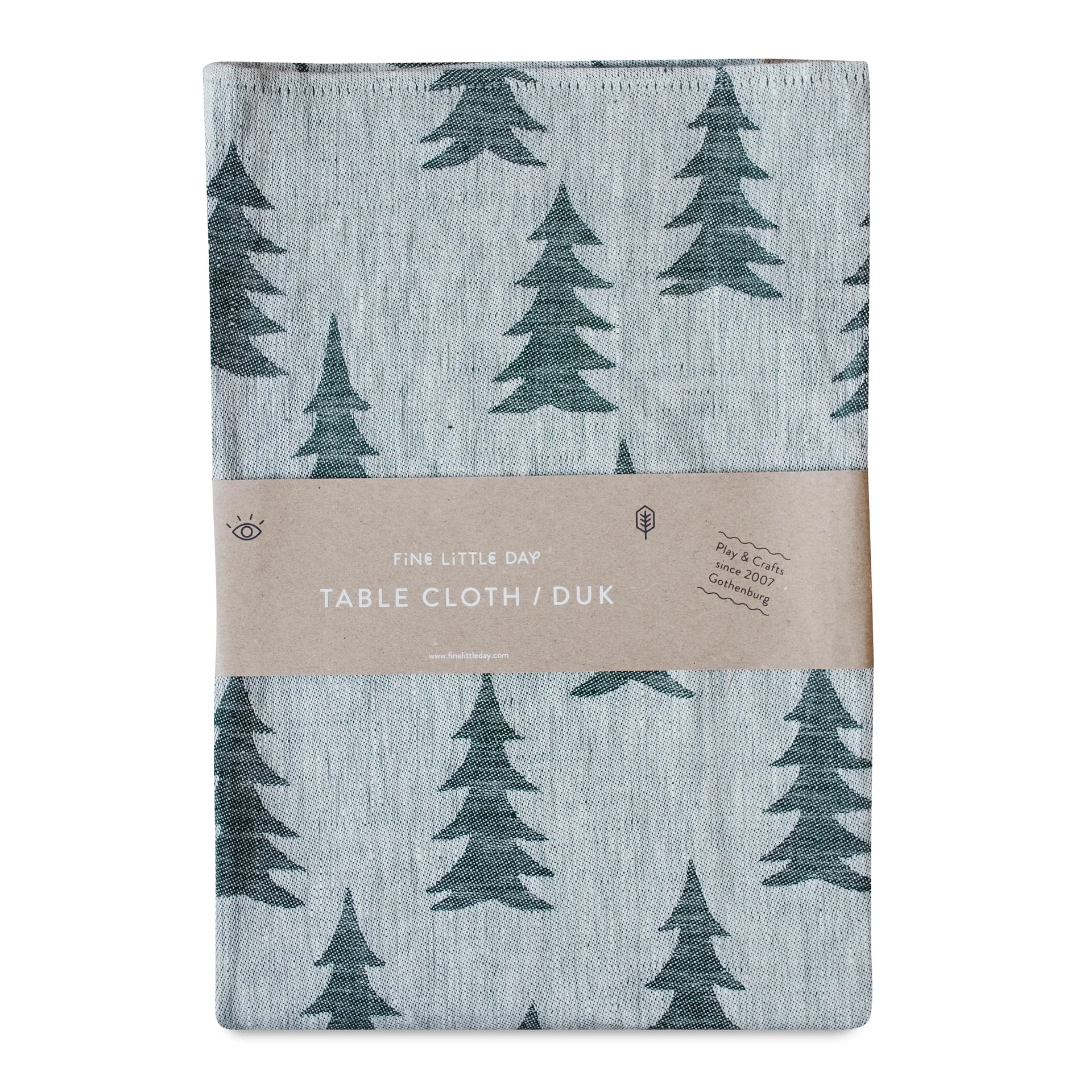 Gran ζακάρ τραπεζομάντιλο 147x250 cm, πράσινο-γκρι Fine Little Day