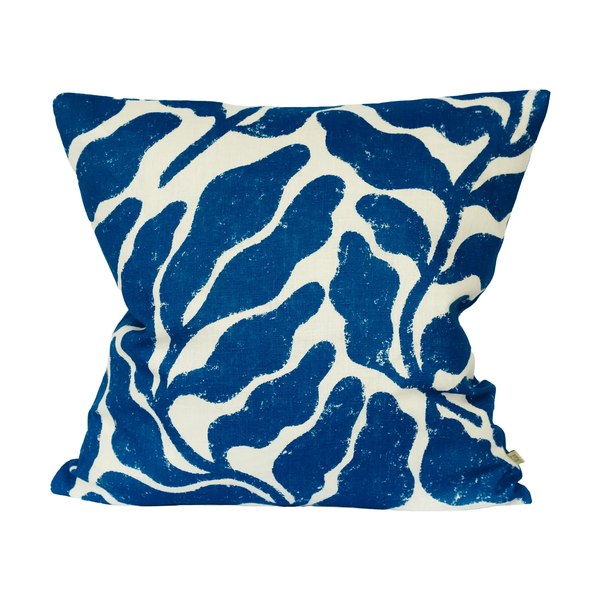 Leaves μαξιλαροθήκη 48x48 εκ., Λευκό-μπλε Fine Little Day