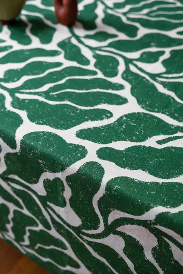 Leaves τραπεζομάντηλο - Green, 149x250 cm - Fine Little Day