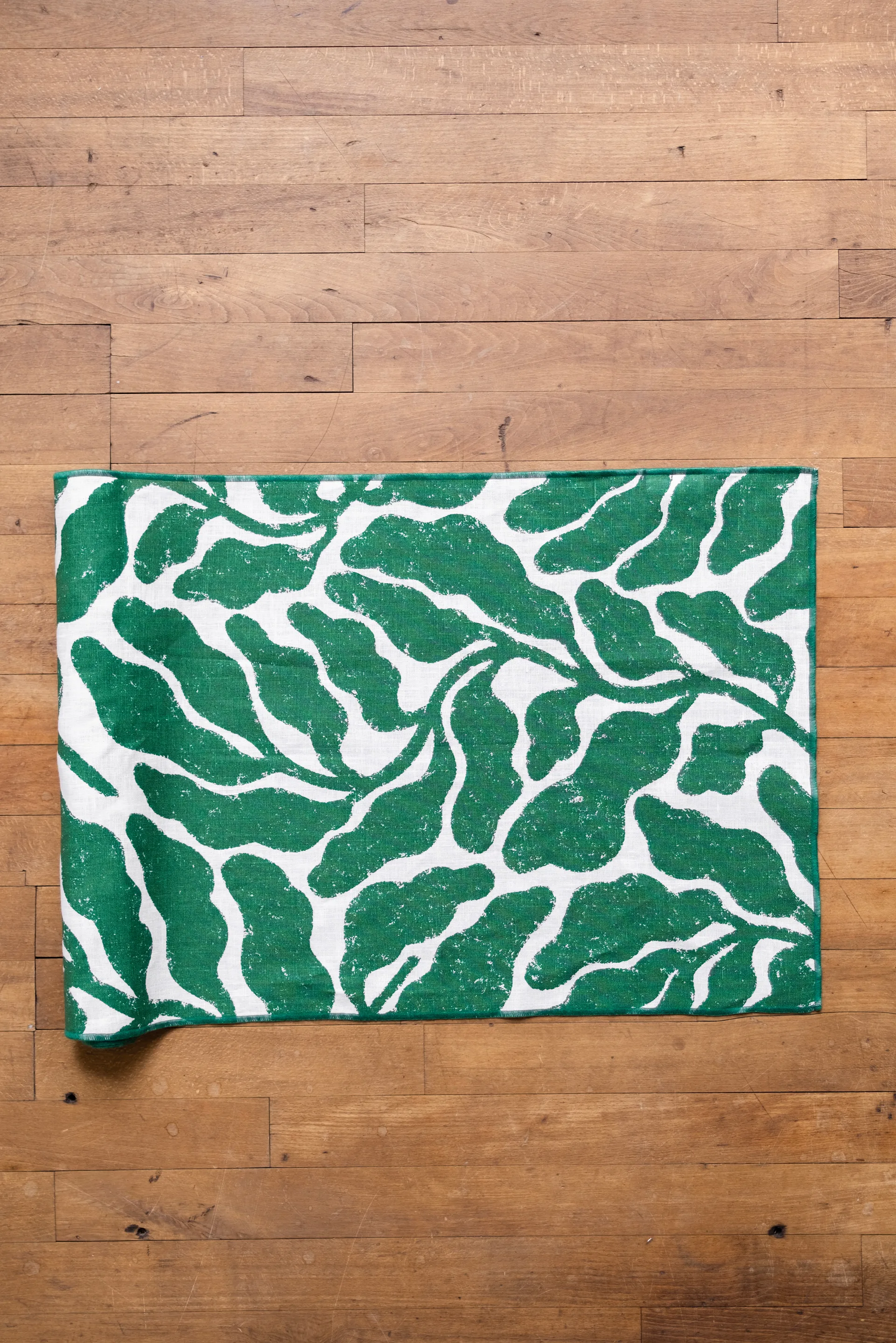 Leaves runner 45x180 εκ., Green Fine Little Day