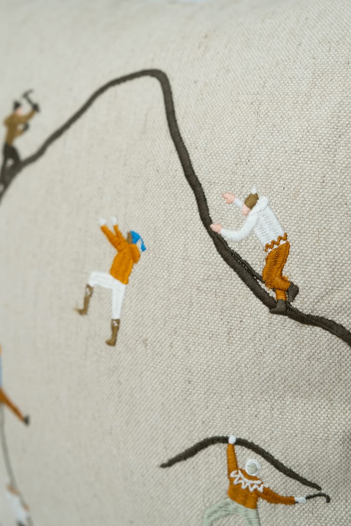 Mountain climbers μαξιλαροθήκη 48x48 cm, Φυσικό Fine Little Day
