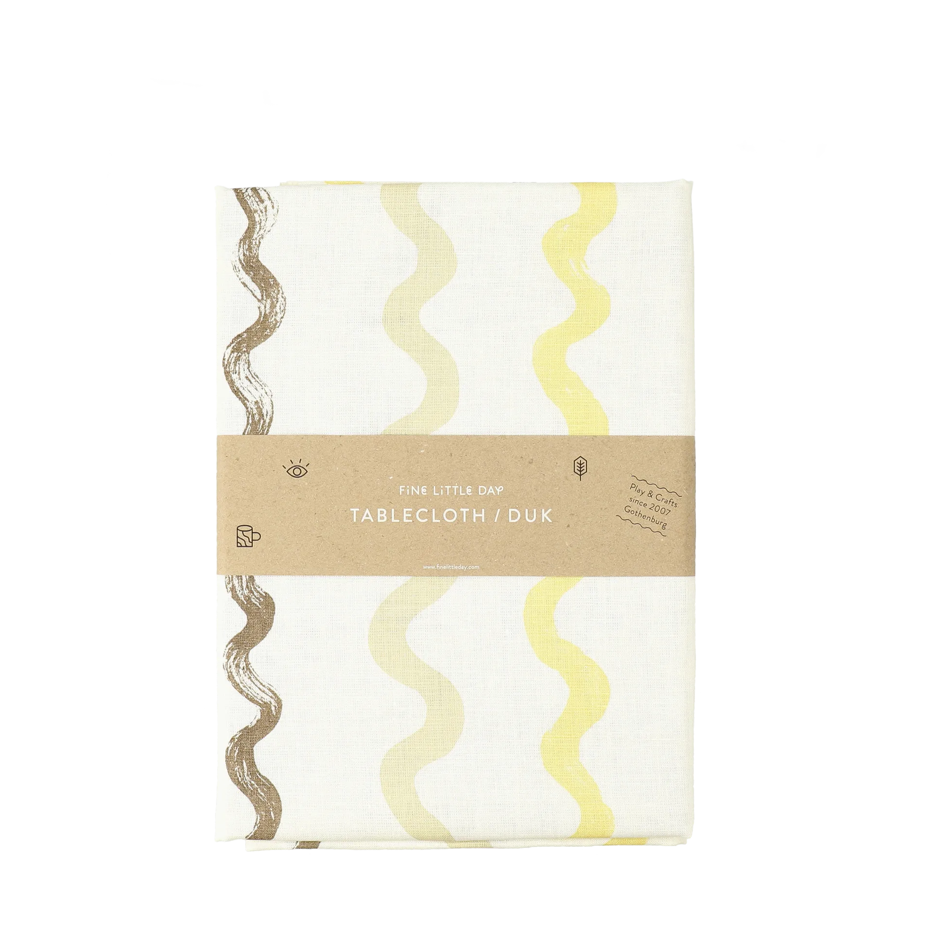 Τραπεζομάντηλο Randig 149x250 cm, White-yellow Fine Little Day