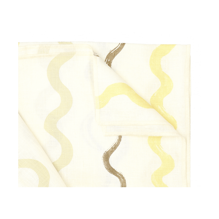 Τραπε�ζομάντηλο Randig 149x250 cm, White-yellow Fine Little Day