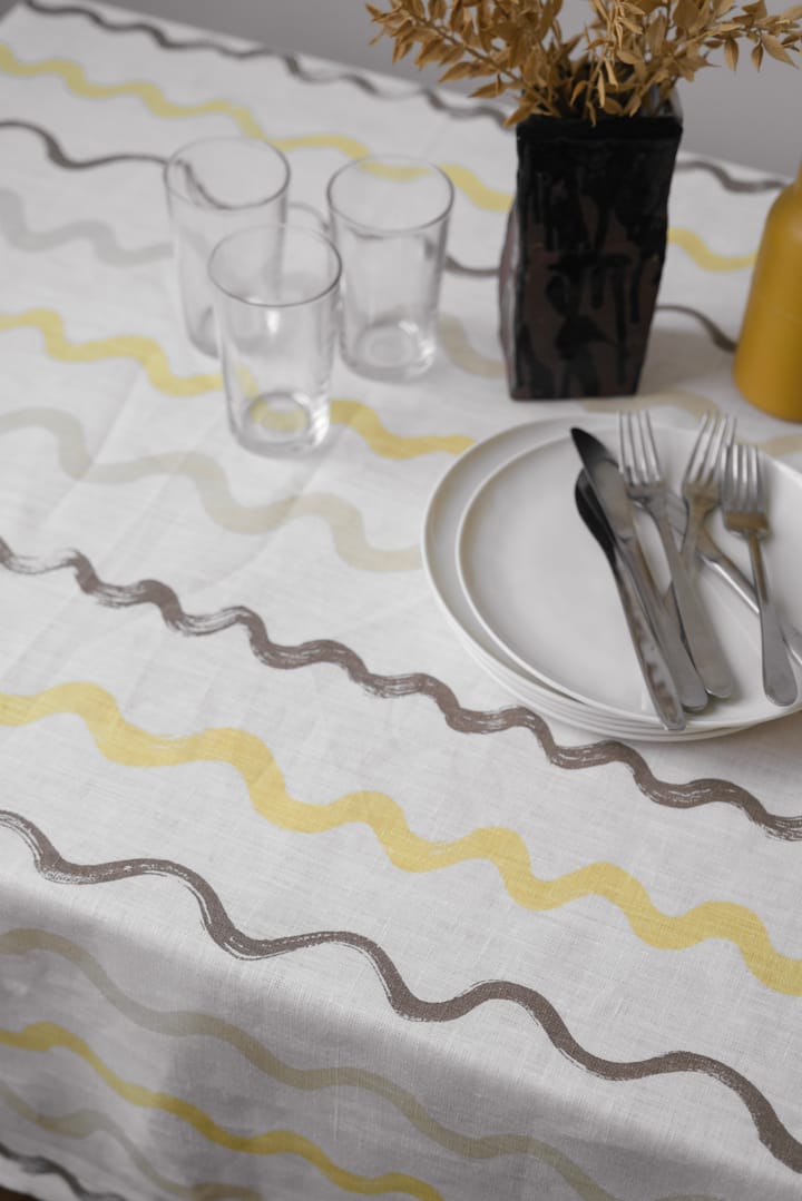 Τραπεζομάντηλο Randig 149x250 cm, White-yellow Fine Little Day