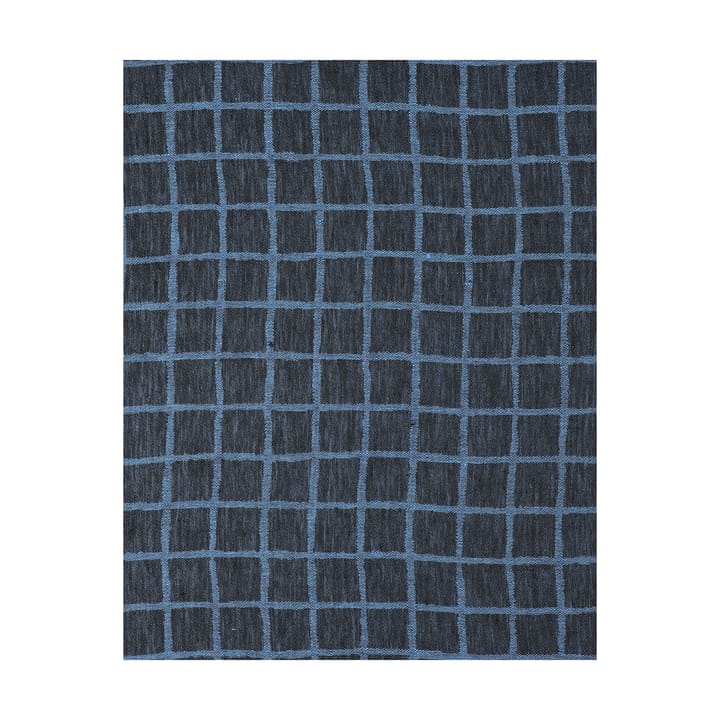 Rutig jacquard υφασμένο τραπεζομάντιλο 147x147 cm - Μπλε-μαύρο - Fine Little Day