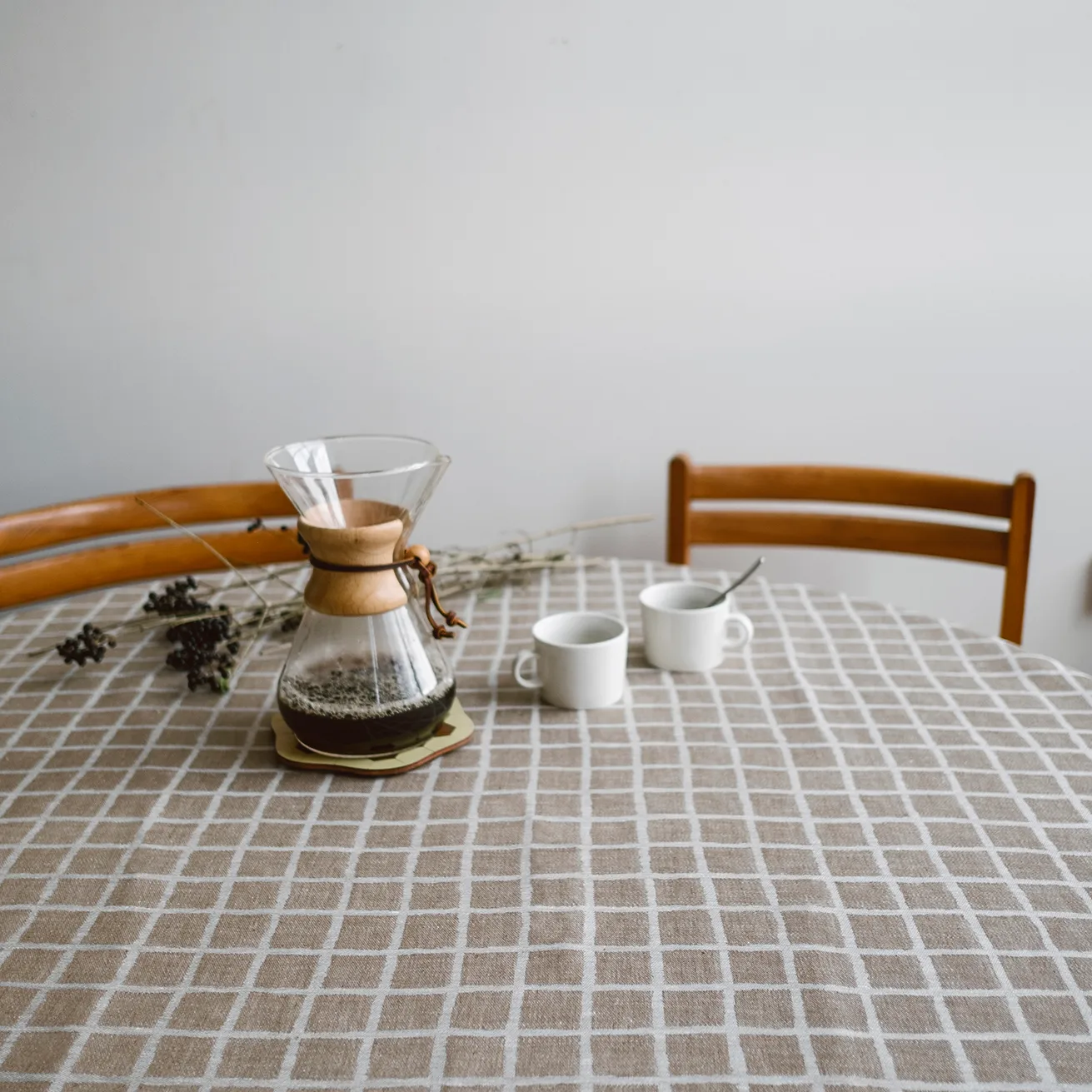 Rutig jacquard-woven τραπέζι cloth 147x250 cm,  Fine Little Day