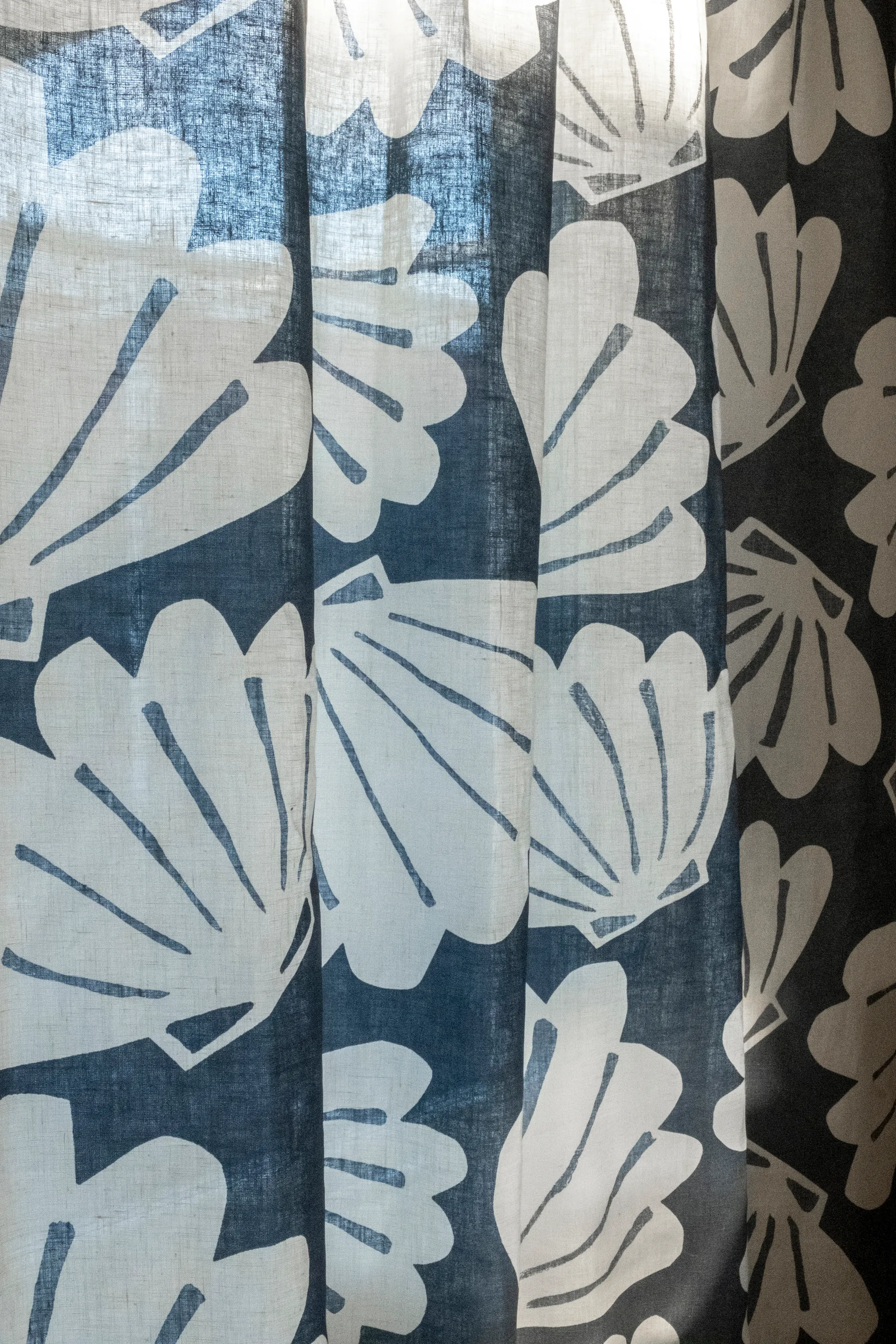 Μακριά κουρτίνα, Shell, 145x250, Μπλε Fine Little Day