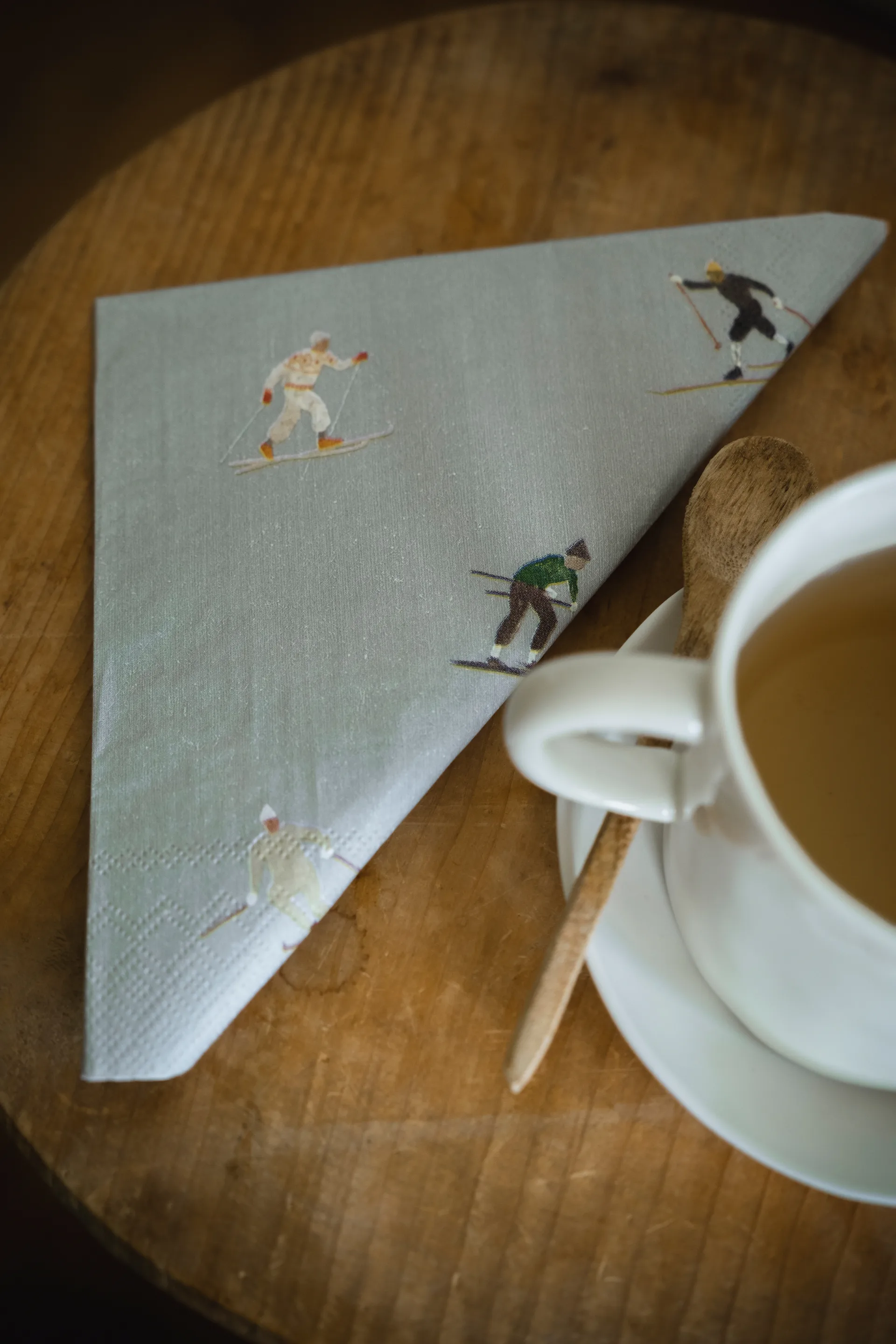 Πετσέτα Skiers 25 τεμάχια, Γκρι Fine Little Day