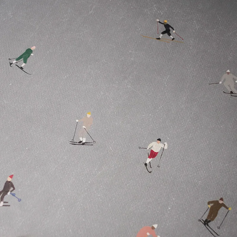 Skiers αφίσα 40x50 cm, γκρι Fine Little Day