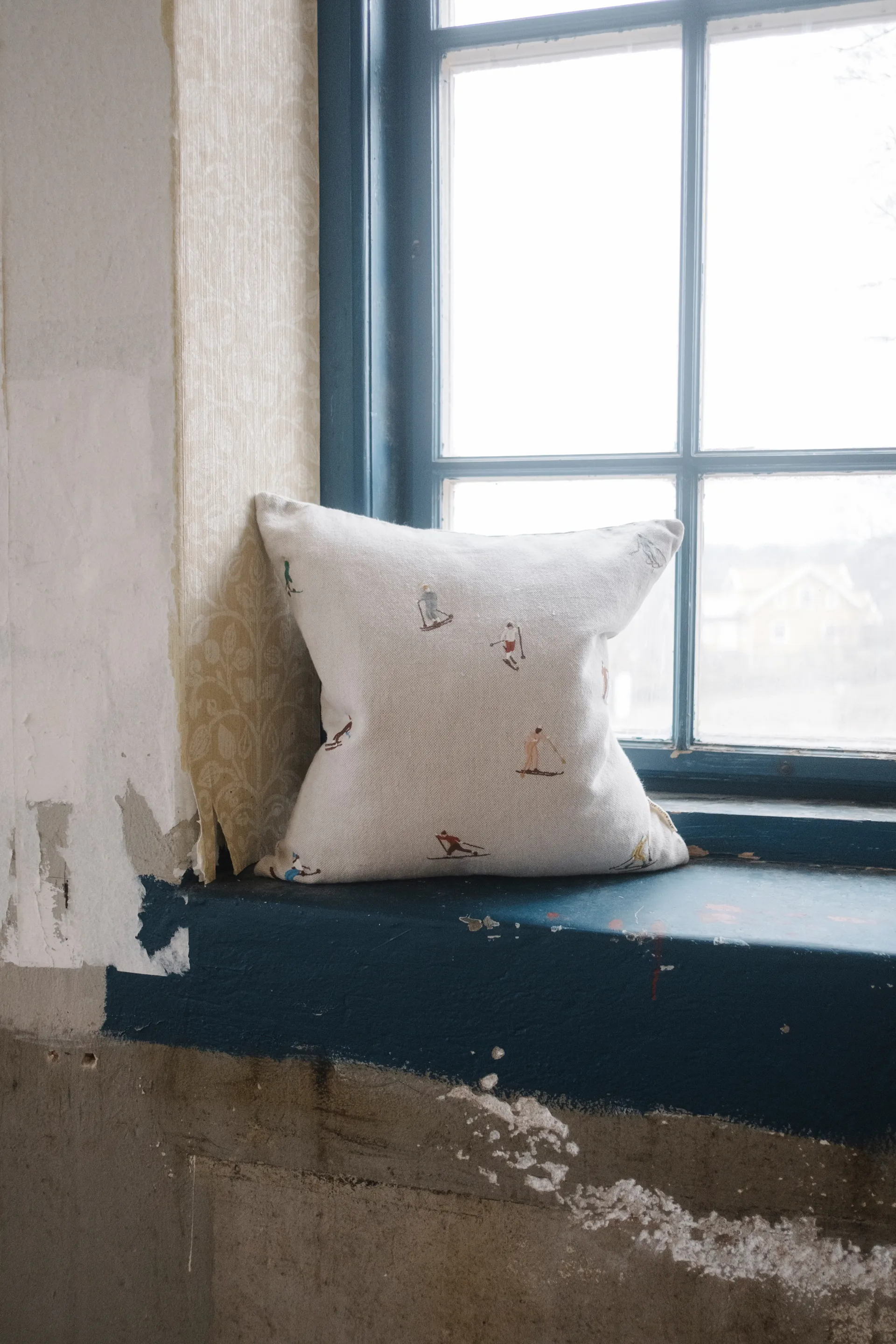 Skiers μαξιλαροθήκη 48x48 cm, Φύση Fine Little Day