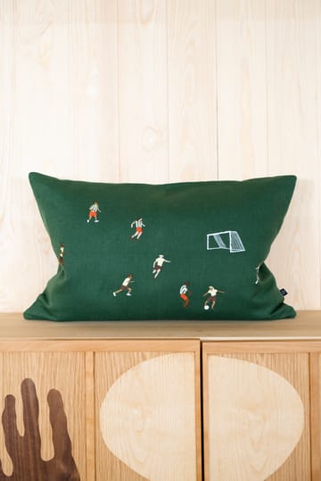 Soccer footboll μαξιλαροθήκη 58x38 cm - Green - Fine Little Day