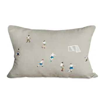 Soccer footboll μαξιλαροθήκη 58x38 cm - Πολύχρωμο φυσικό - Fine Little Day