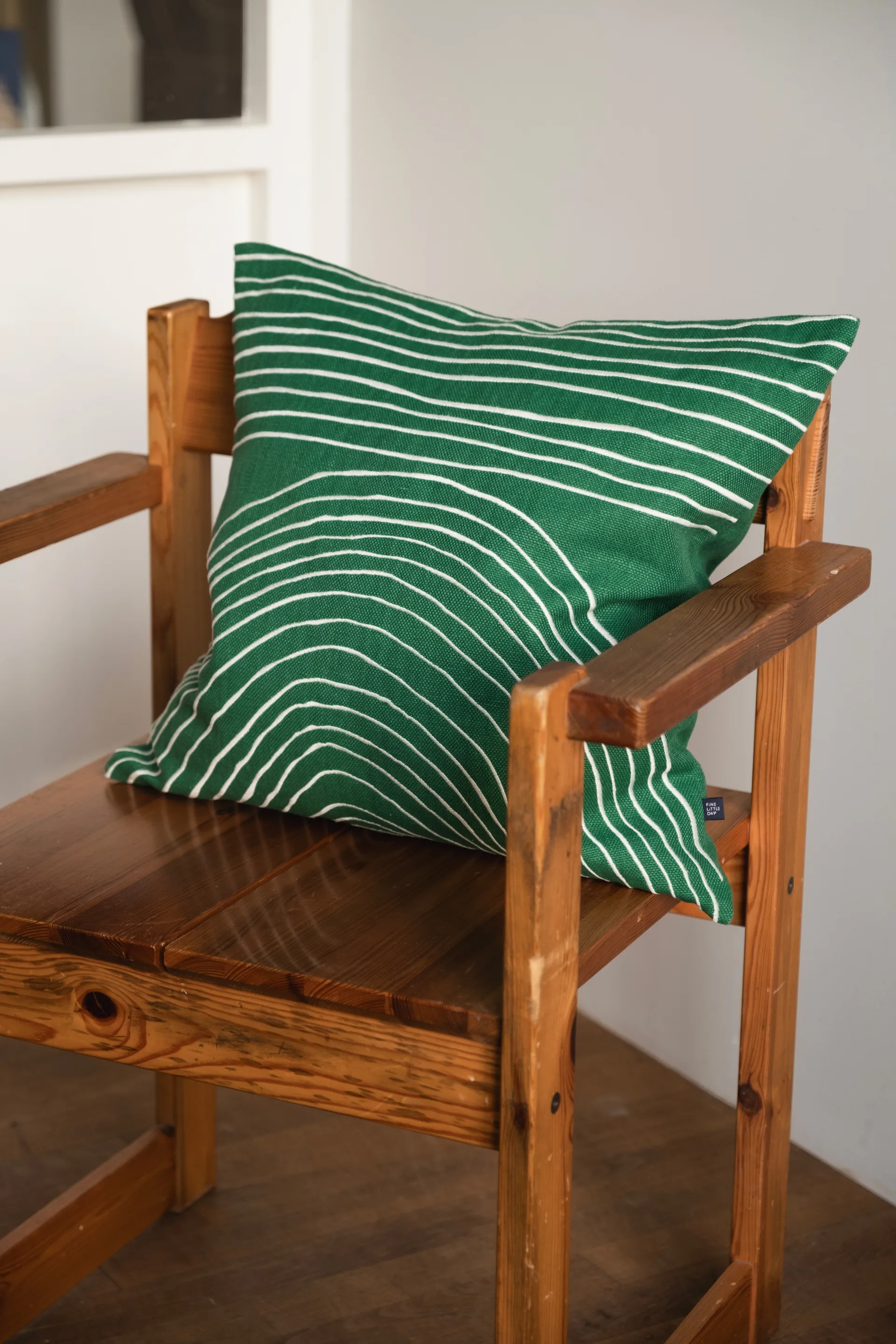 Strå μαξιλαροθήκη 48x48 εκ., Green Fine Little Day