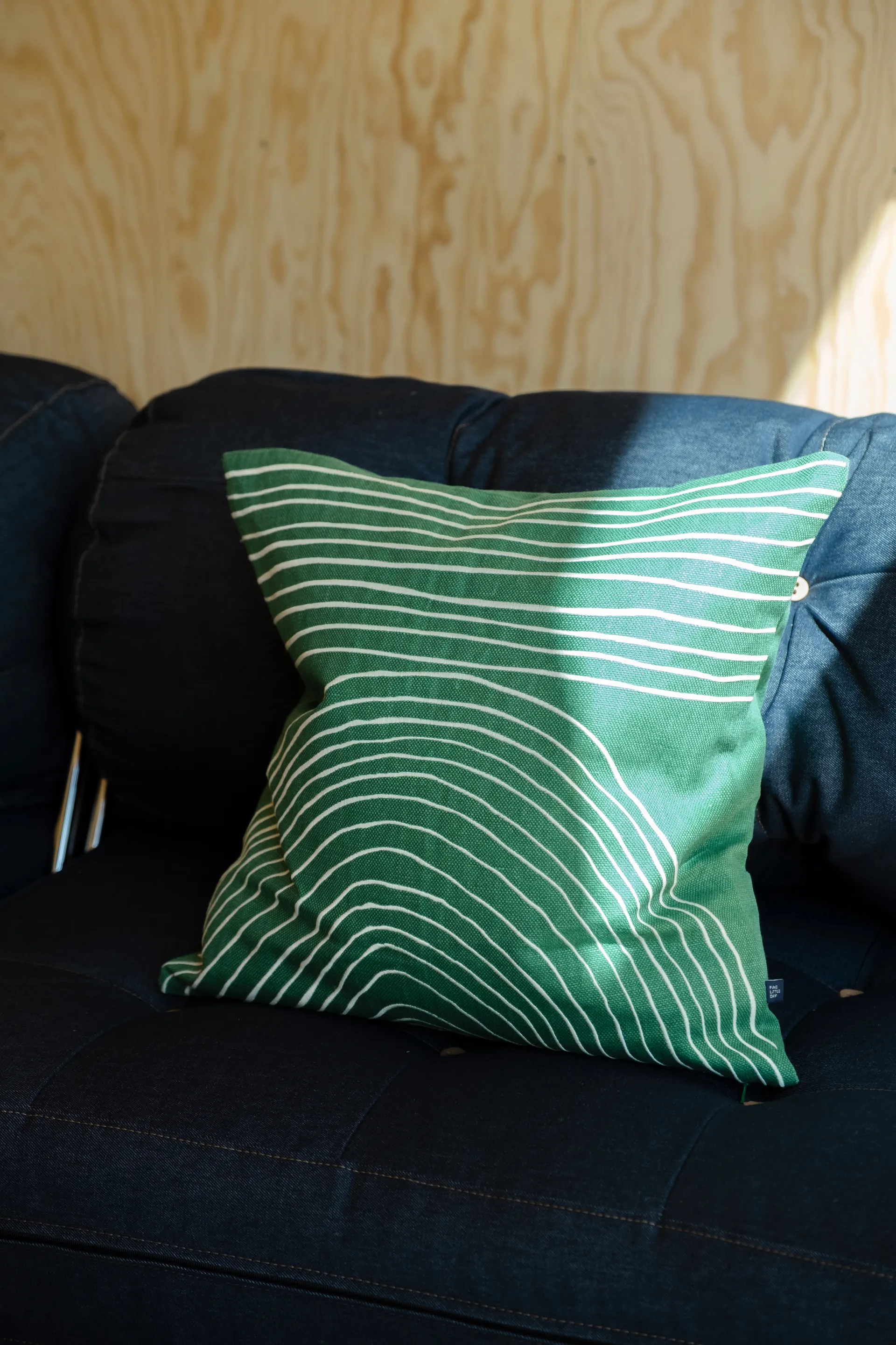 Strå μαξιλαροθήκη 48x48 εκ., Green Fine Little Day