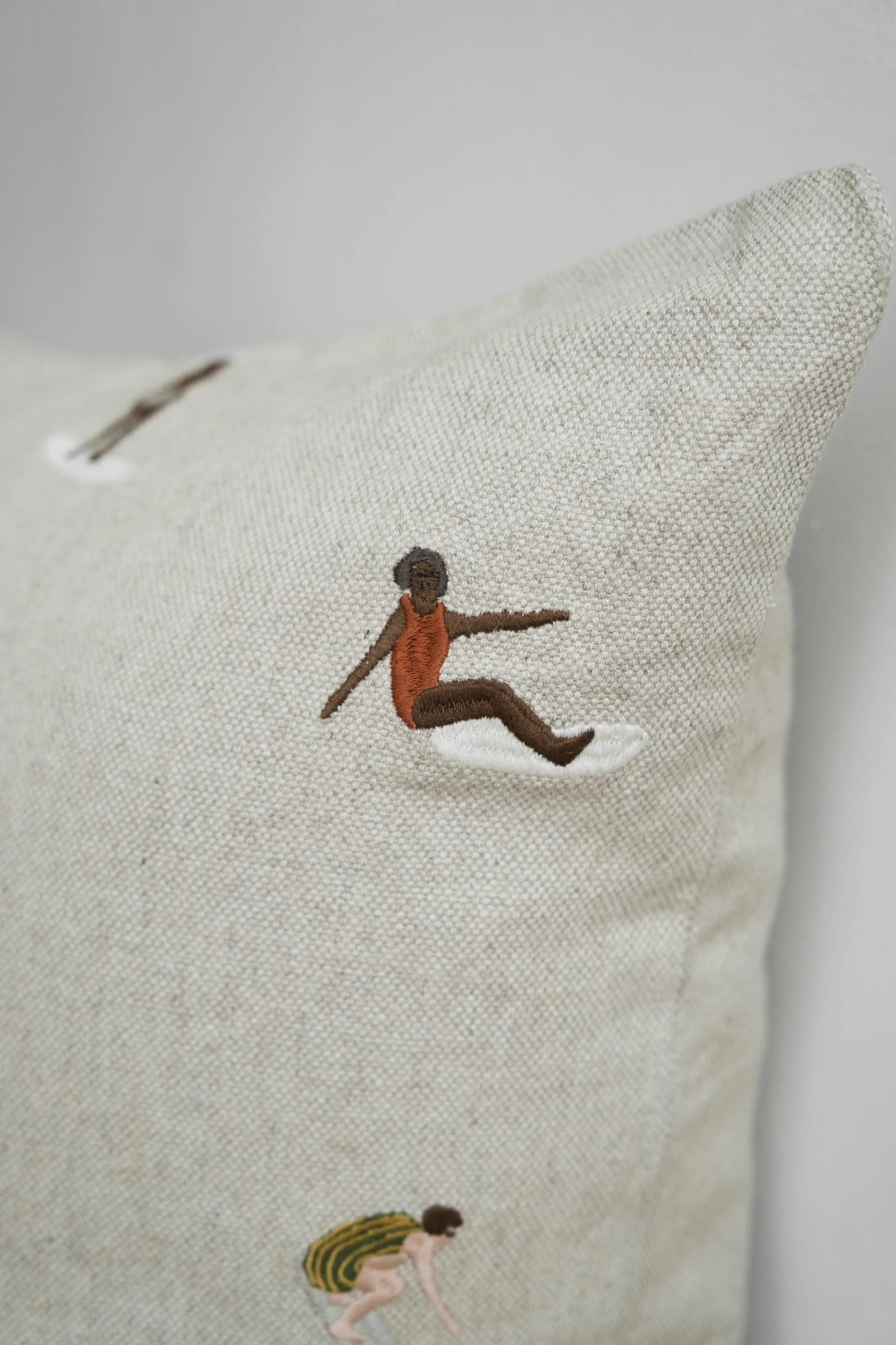 Surfers μαξιλαροθήκη 48x48 cm, Φυσικό Fine Little Day