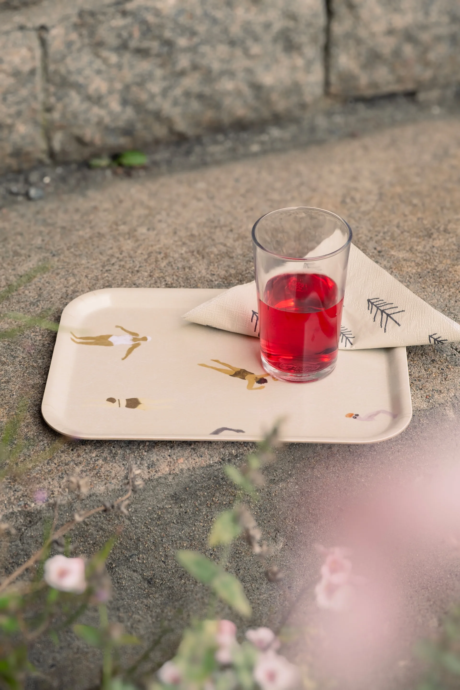 Swimmers δίσκος 20x27 εκ., Beige Fine Little Day