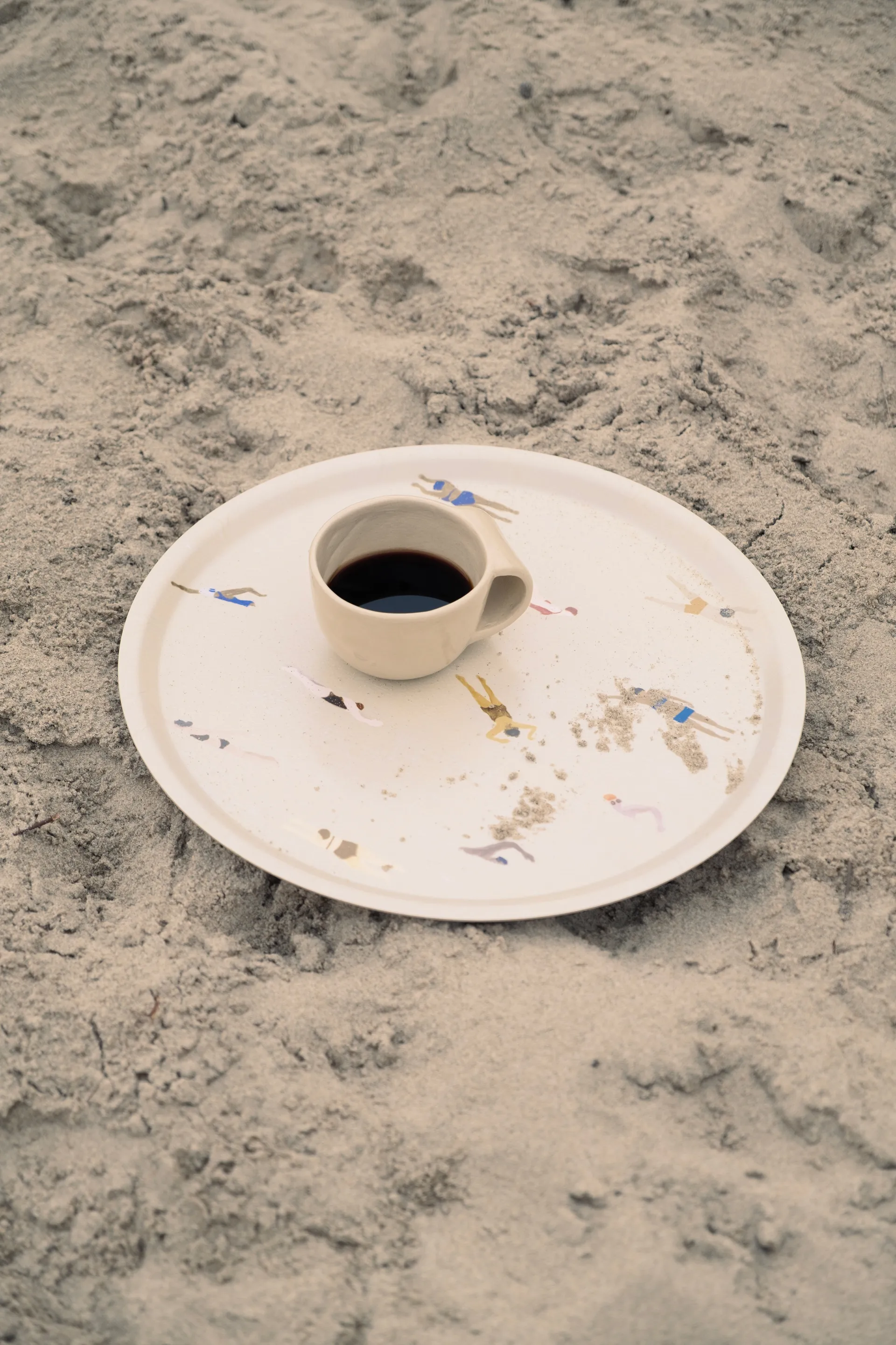 Swimmers δίσκος Ø38 εκ., Beige Fine Little Day