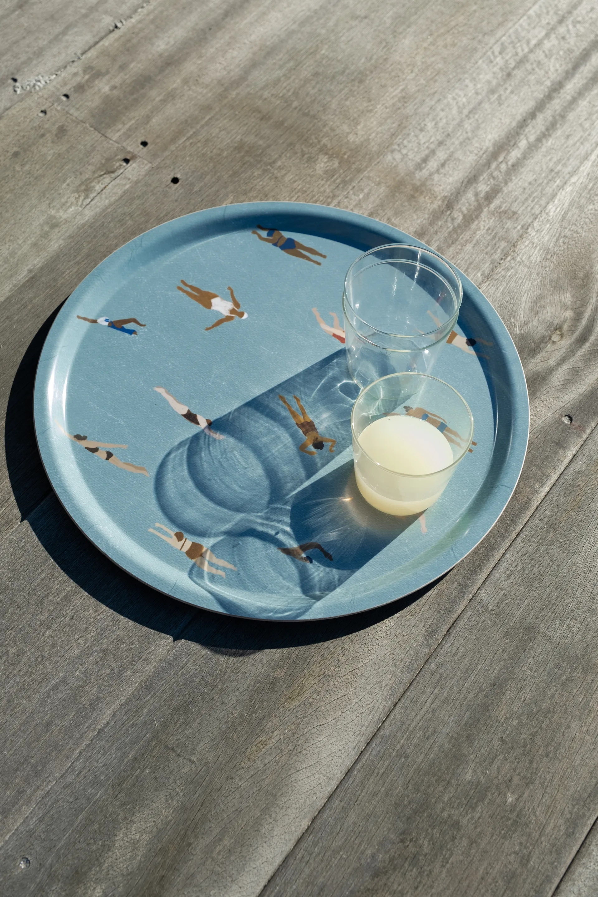 Swimmers δίσκος Ø38 εκ., Μπλε Fine Little Day