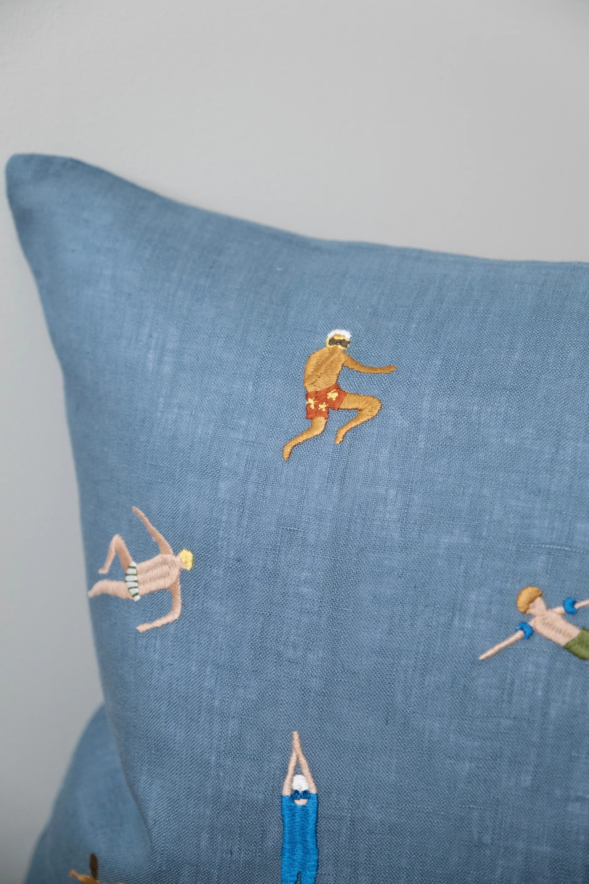 Swimmers μαξιλαροθήκη 45x45 εκ, Μπλε Fine Little Day