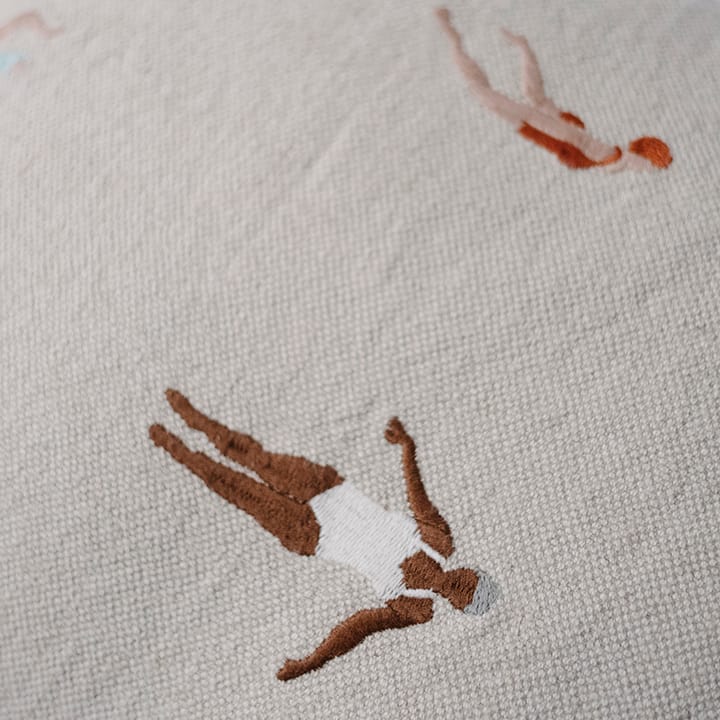 Swimmers κάλυμμα μαξιλαριού 48x48 cm, μπεζ Fine Little Day