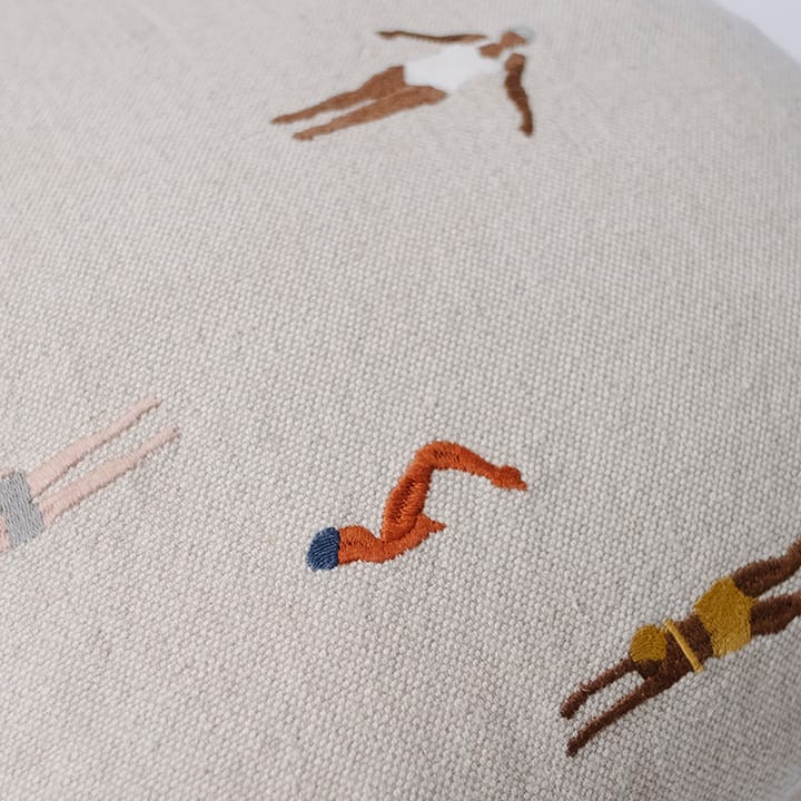 Swimmers κάλυμμα μαξιλαριού 48x48 cm, μπεζ Fine Little Day