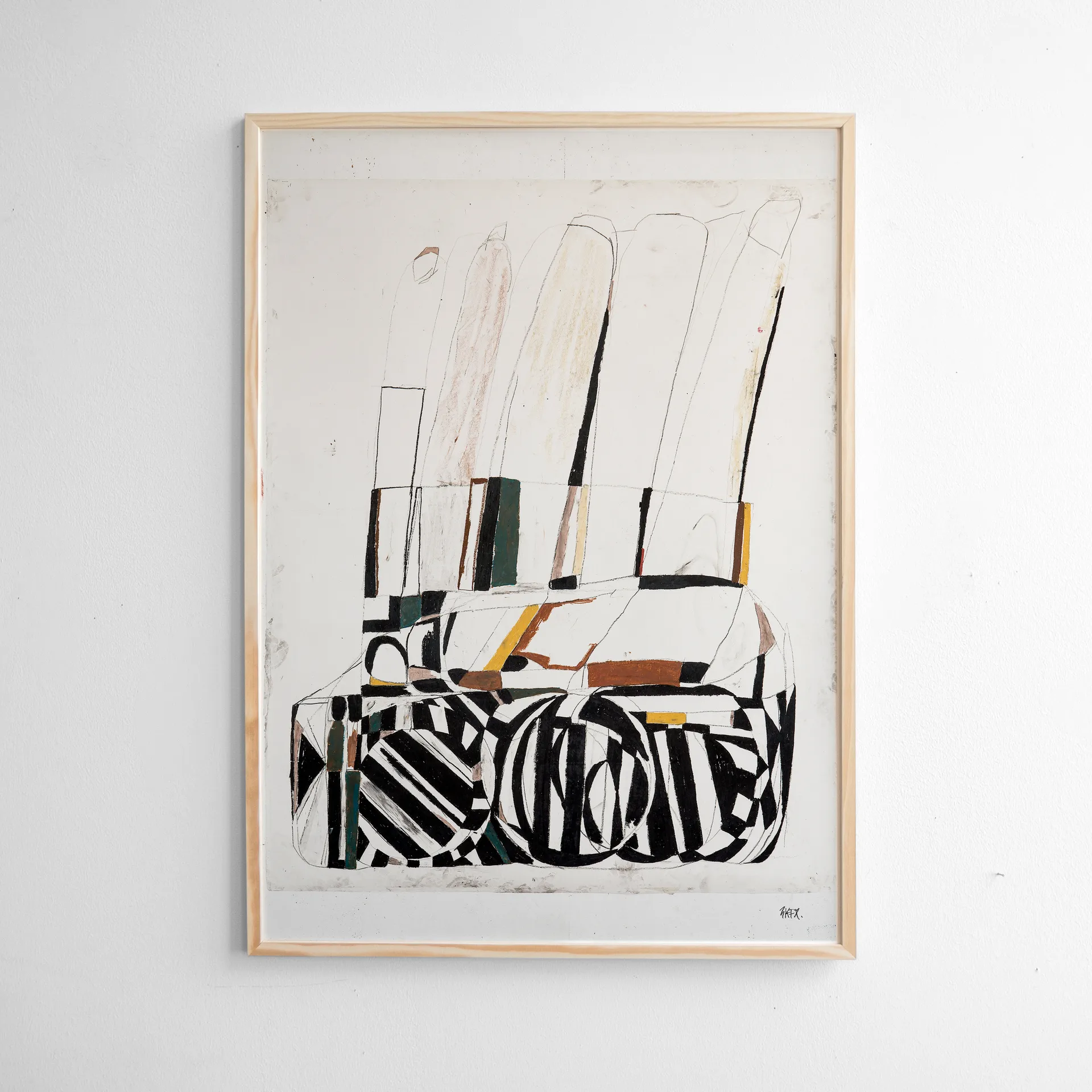 Takes time to pass αφίσα 70x100 cm, πολύχρωμο Fine Little Day