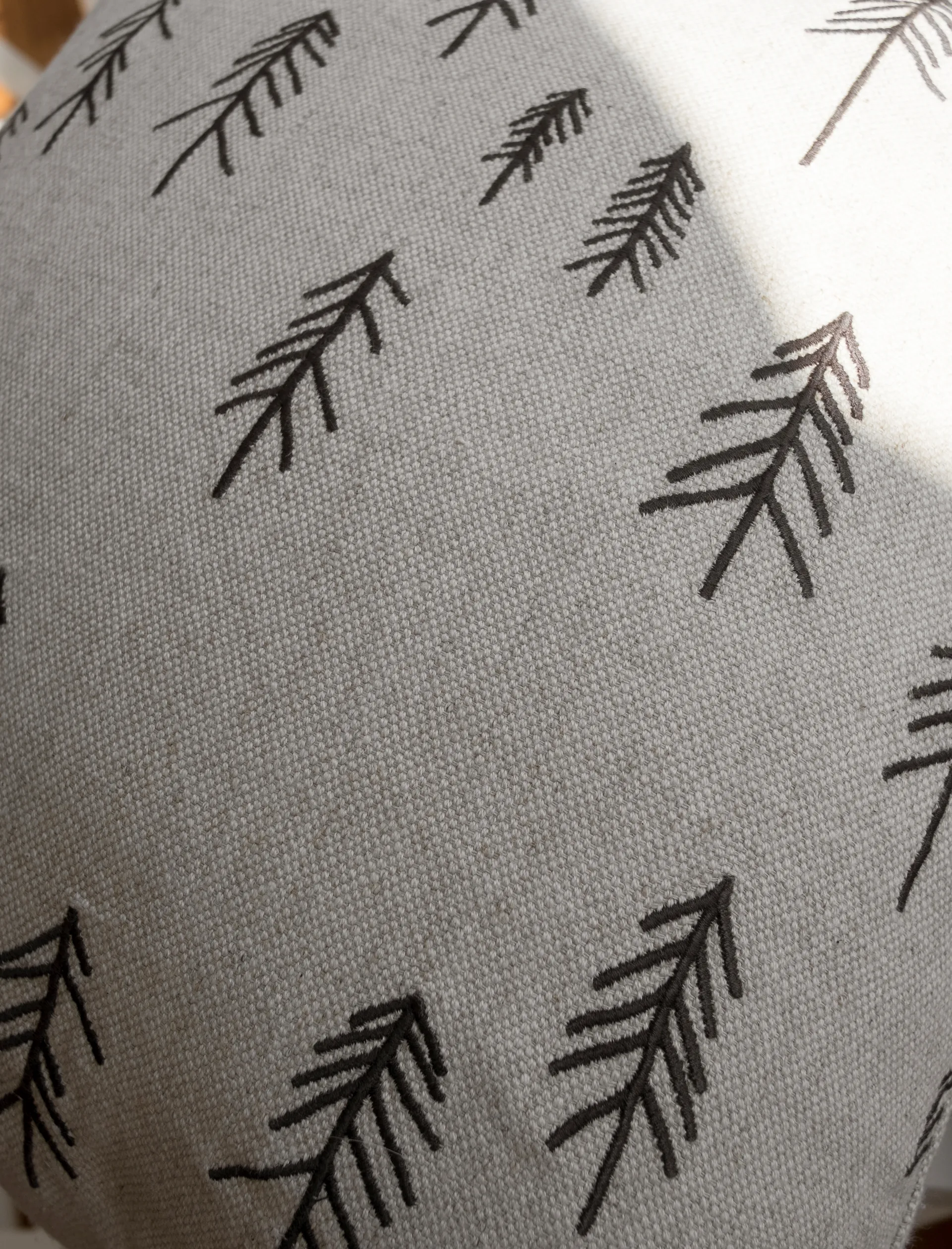 Tall μαξιλαροθήκη 48x48 cm, Καφέ-φυσικό Fine Little Day