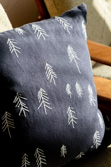 Tall μαξιλαροθήκη 48x48 cm - Ανθρακί μπλε - Fine Little Day