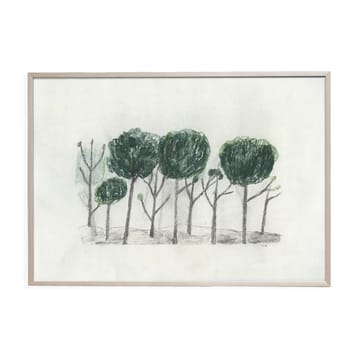 Trees αφίσα 50x70 cm - Μαύρο - υπόλευκο - Fine Little Day