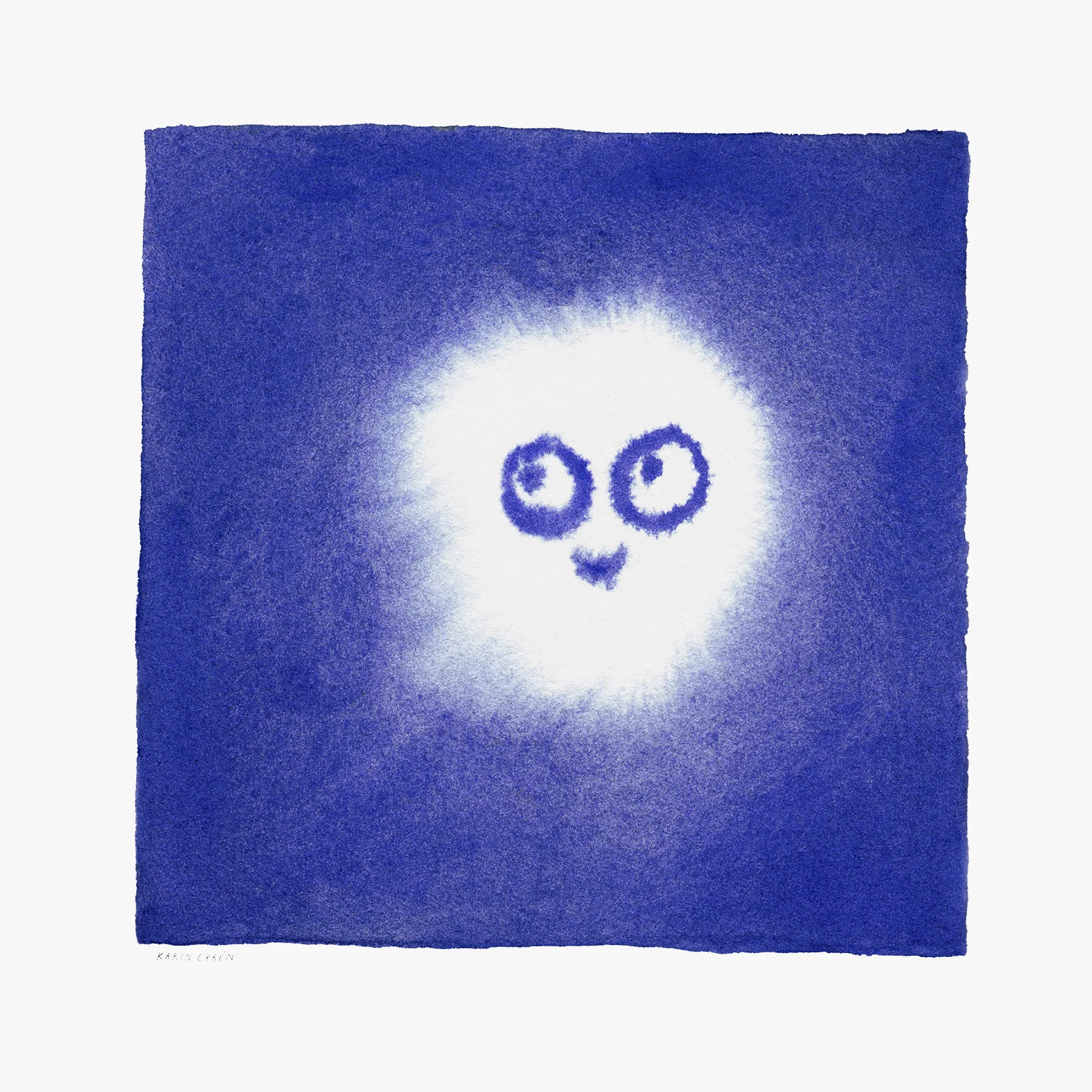 Tufs αφίσα 50x50 cm, Μπλε-λευκό Fine Little Day