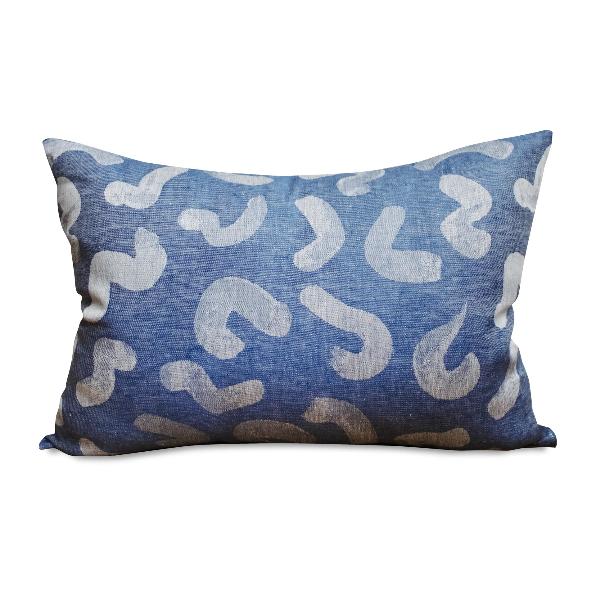 Udon μαξιλαροθήκη 68x48 cm, Μπλε-λευκό Fine Little Day