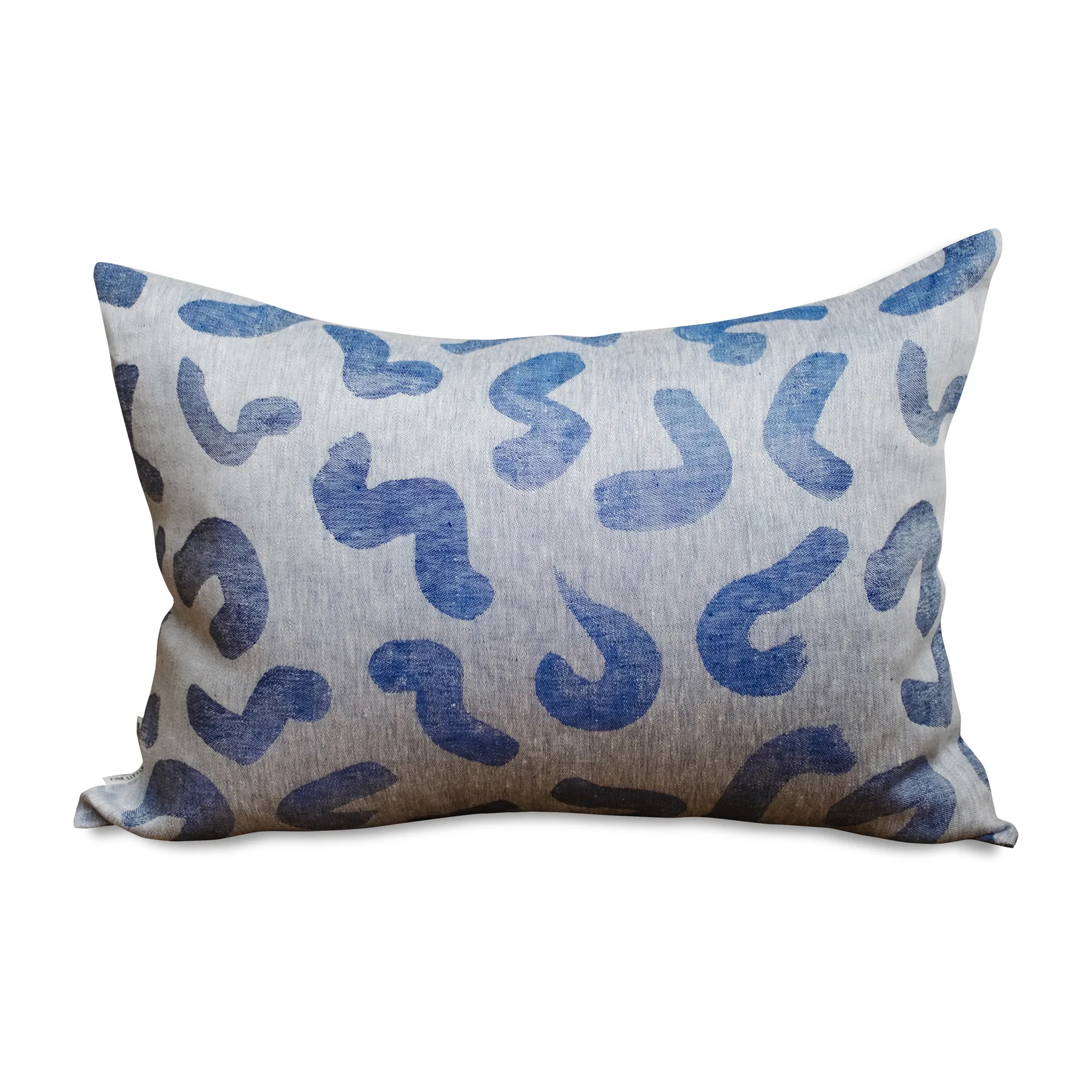 Udon μαξιλαροθήκη 68x48 cm, Μπλε-λευκό Fine Little Day