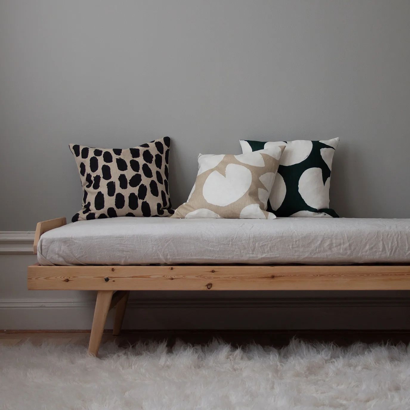 
Water lilies κάλυμμα μαξιλαριού, μπεζ-λευκό Fine Little Day