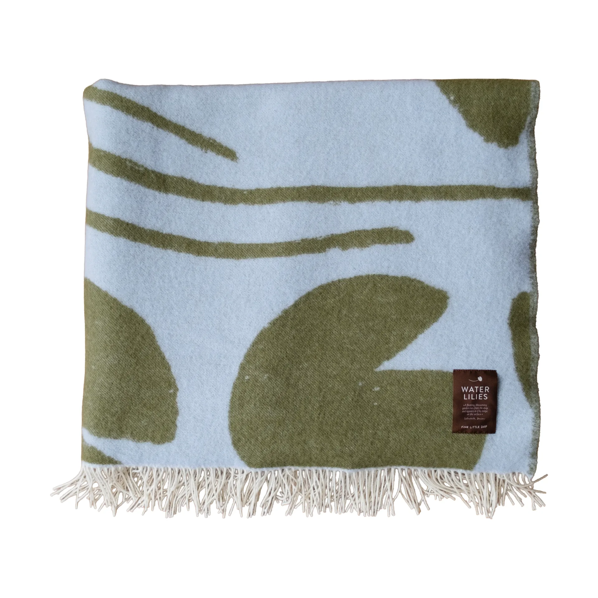 Water lilies ριχτάρι 130x220 εκ., Blue-green Fine Little Day