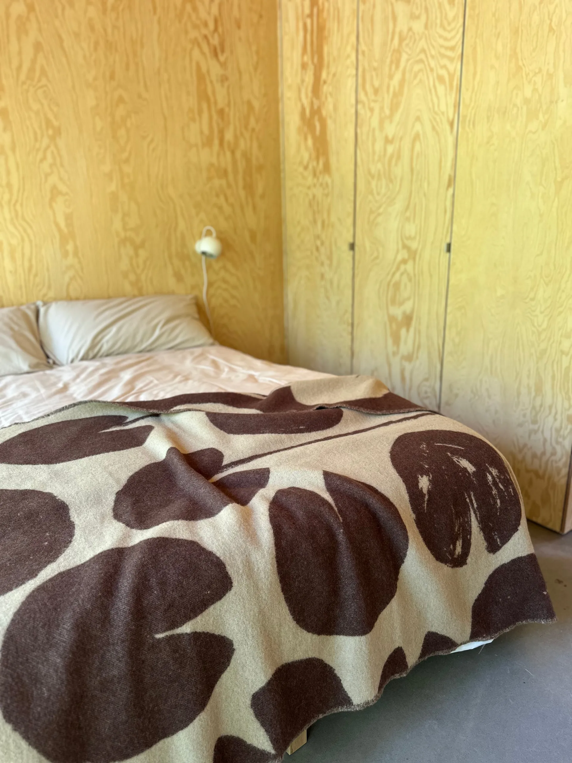 Water lilies ριχτάρι 130x220 εκ., Brown Fine Little Day