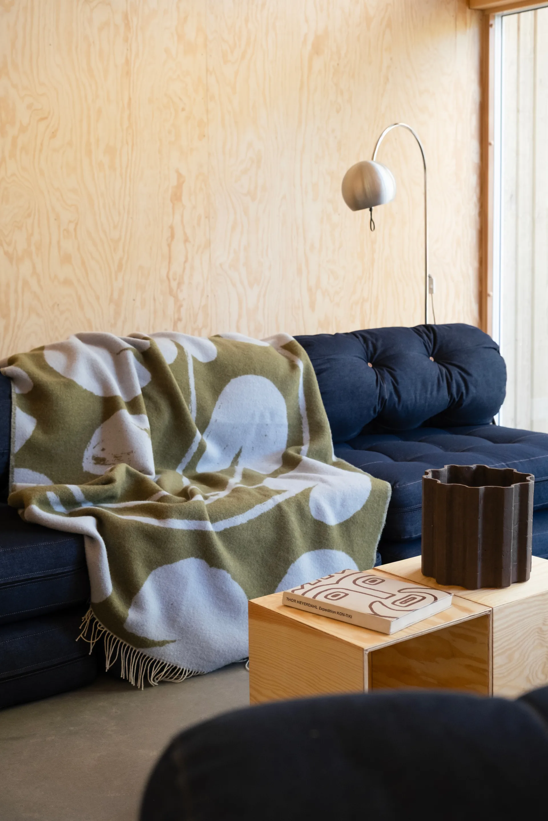 Water lilies ριχτάρι 130x220 εκ., Brown Fine Little Day