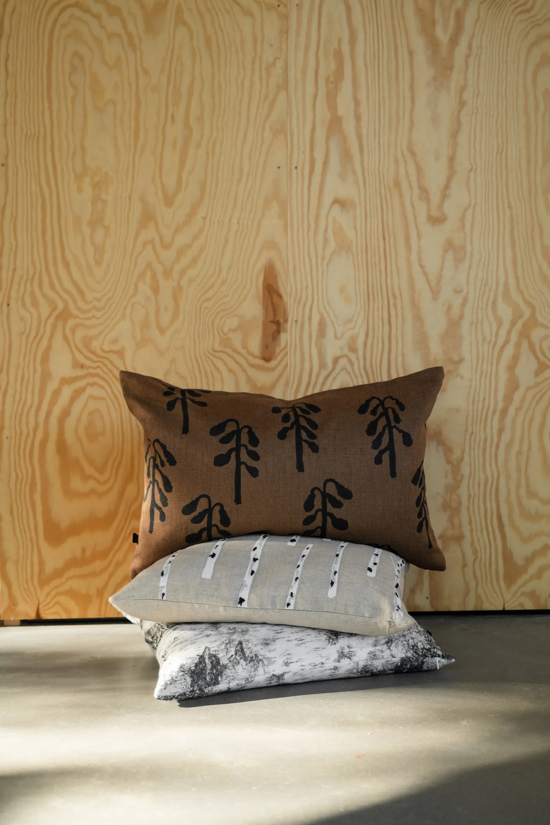 Weeping birch μαξιλαροθήκη 38x58 εκ., Brown Fine Little Day