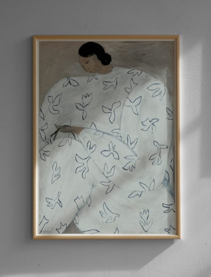 White Flower αφίσα 50x70 cm, Ουδέτερο Fine Little Day