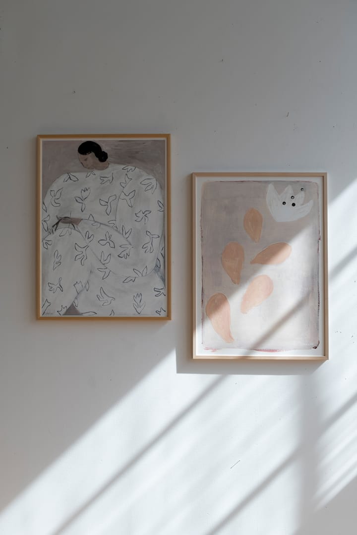 White Flower αφίσα 50x70 cm, Ουδέτερο Fine Little Day