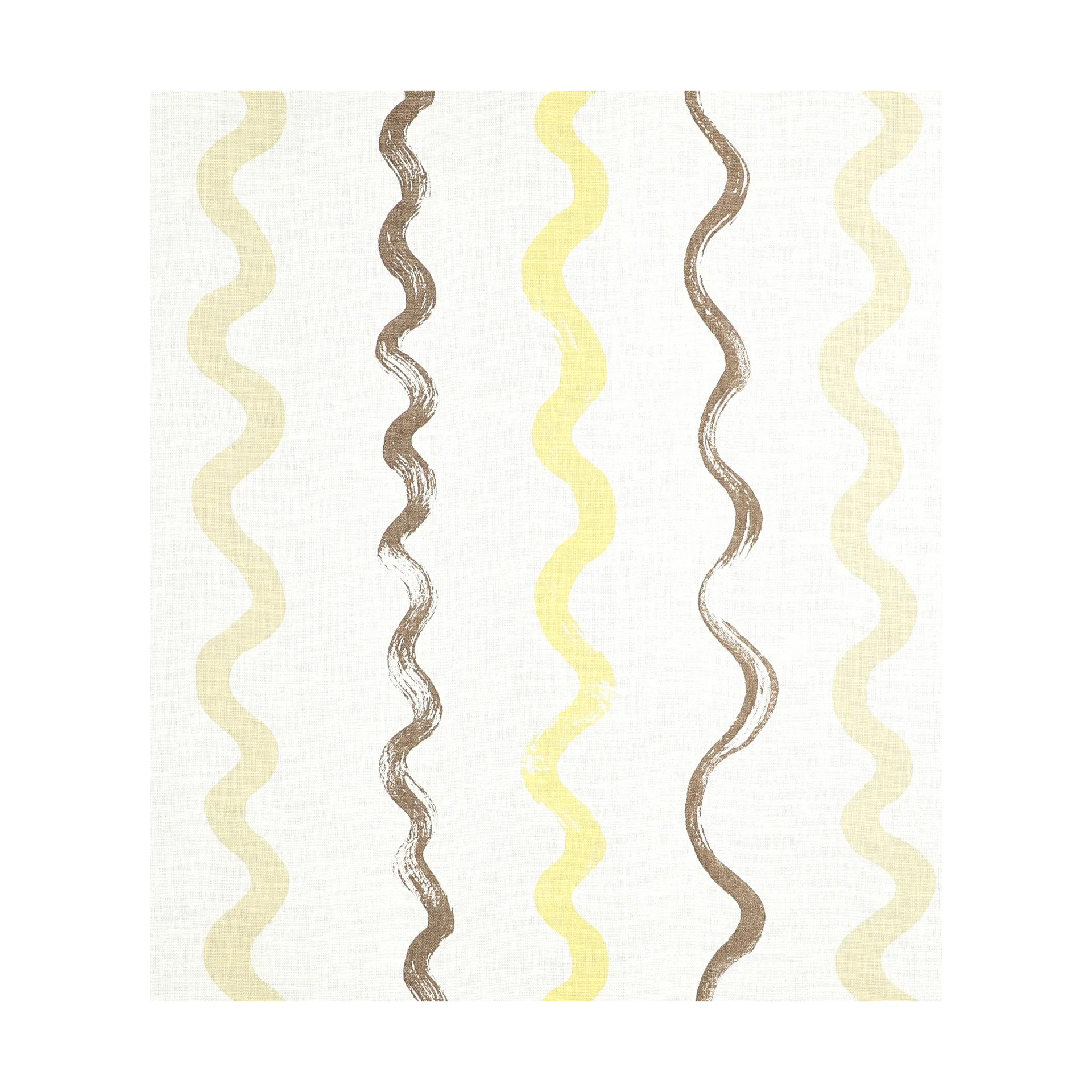 Ριγέ ύφασμα, White-yellow Fine Little Day