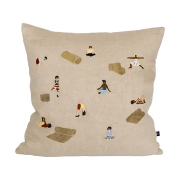 Θήκη μαξιλαριού yoga - Φυσικό, 45x45 εκ. - Fine Little Day