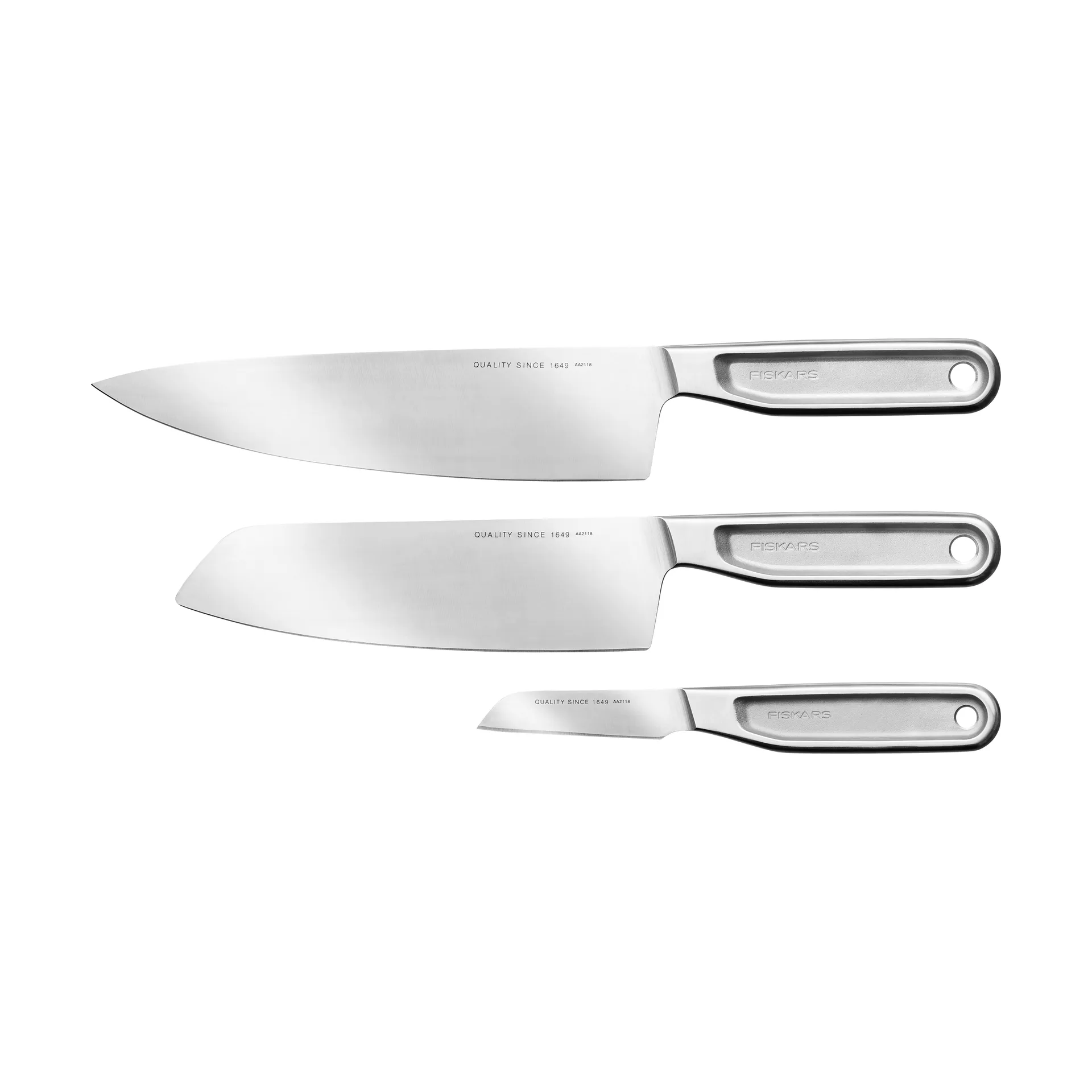 All Steel σετ μαχαιριών, 3 τεμάχια Fiskars