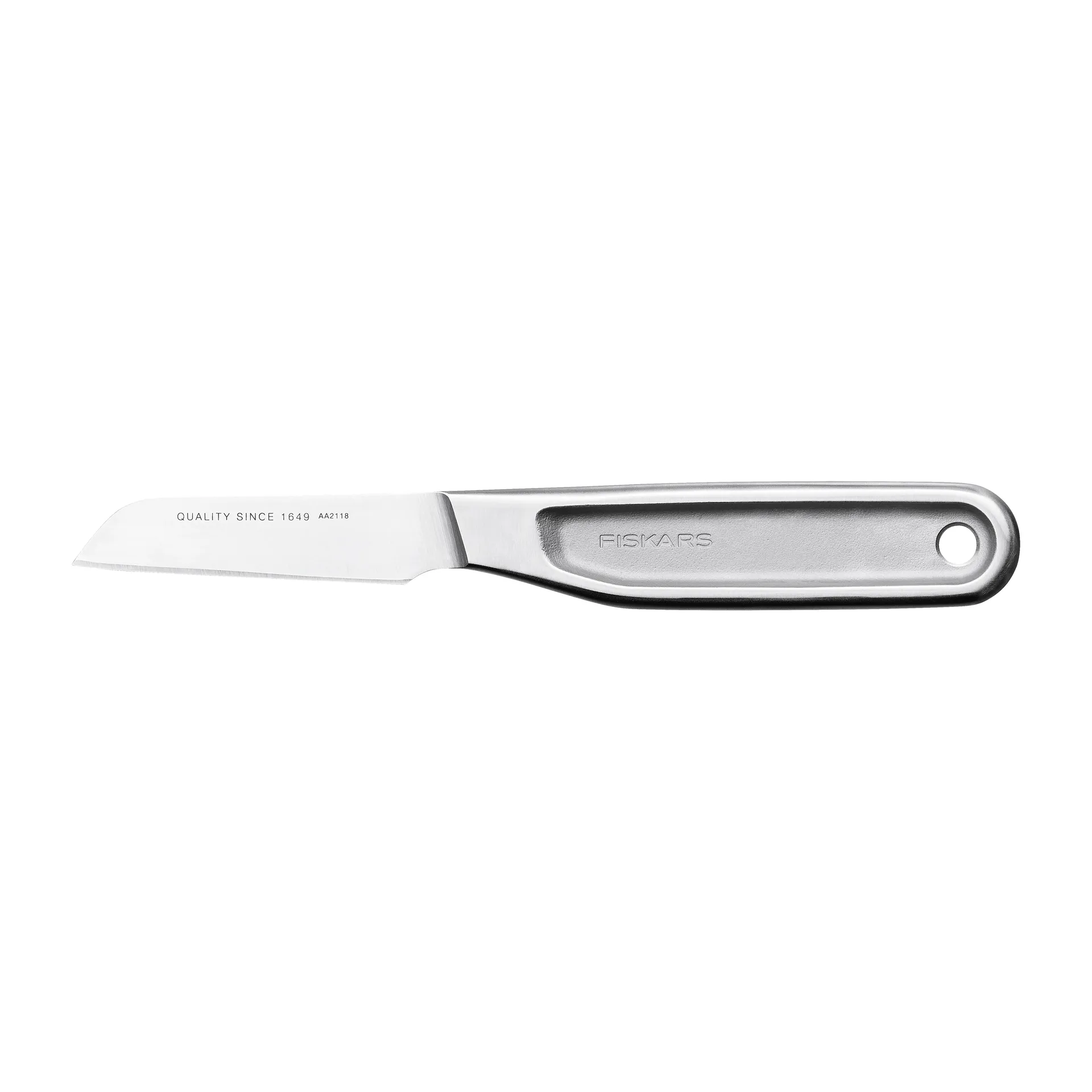 All Steel μαχαίρι ξεφλουδίσματος, 7 cm Fiskars