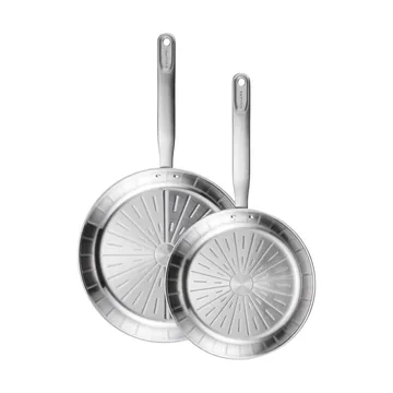 All Steel Pure σετ τηγανιών - 2 τεμάχια - Fiskars