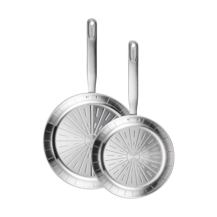 All Steel Pure σετ τηγάνι - 2 τεμάχια - Fiskars