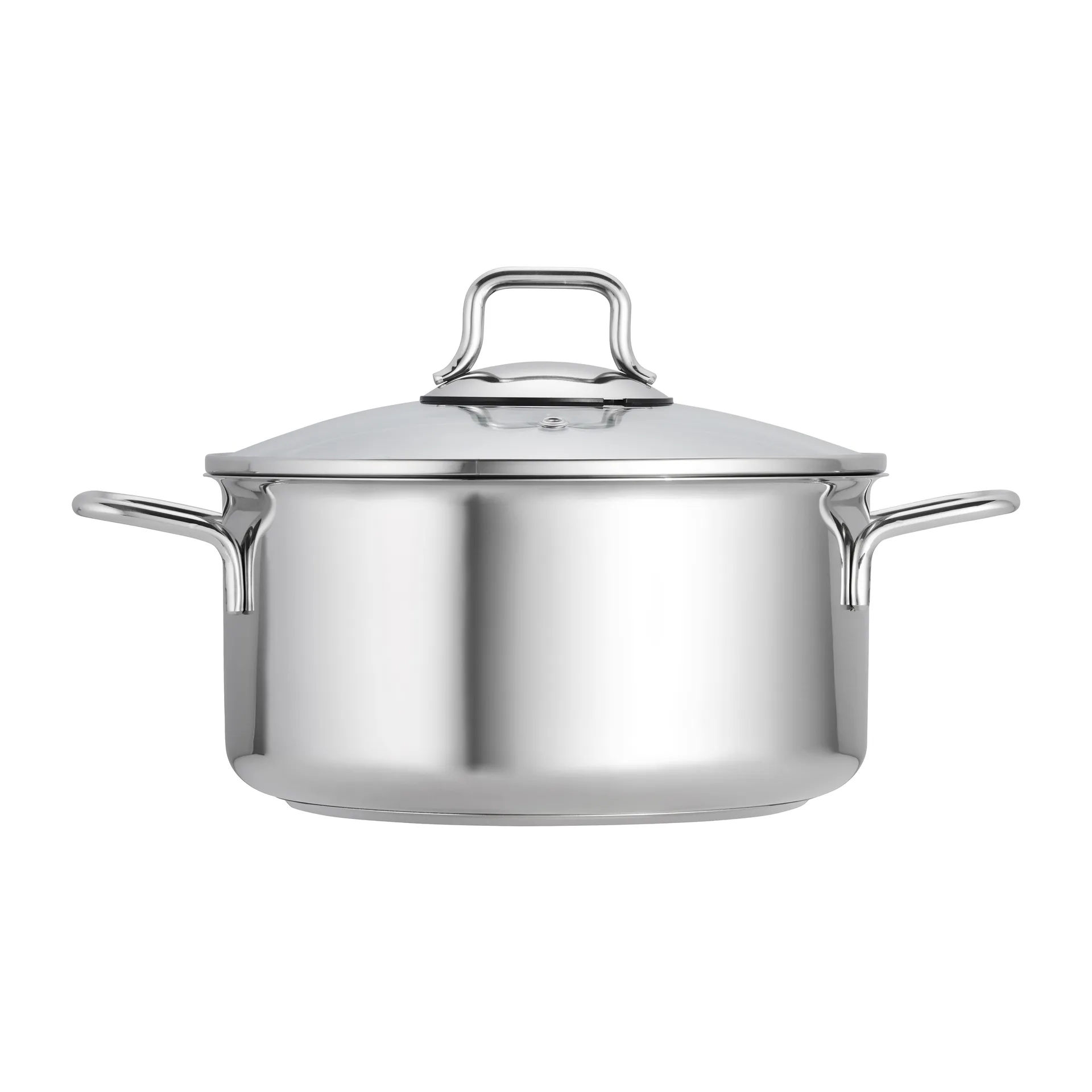 Fiskars σετ κατσαρόλα και κατσαρολάκι με γυάλινο καπάκι 3 τεμάχια, Ανοξείδωτο ατσάλι Fiskars