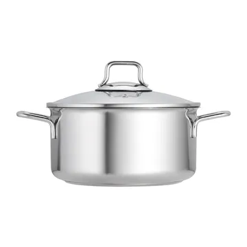 Fiskars σετ κατσαρόλα και κατσαρολάκι με γυάλινο καπάκι 3 τεμάχια - Ανοξείδωτο ατσάλι - Fiskars