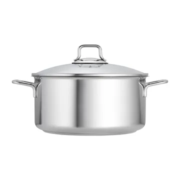 Fiskars σετ κατσαρόλα και κατσαρολάκι με γυάλινο καπάκι 3 τεμάχια - Ανοξείδωτο ατσάλι - Fiskars